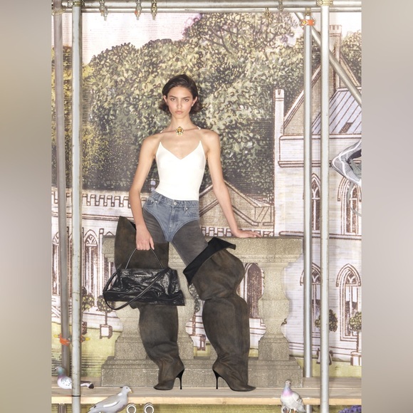 GLENN MARTENS H&M Ribbed Invisible Tank Top - Picture 5 of 10